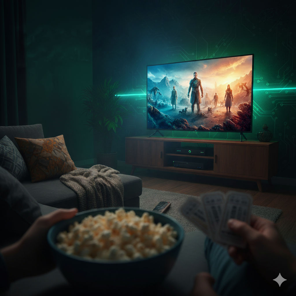 Cinema em casa com IPTV