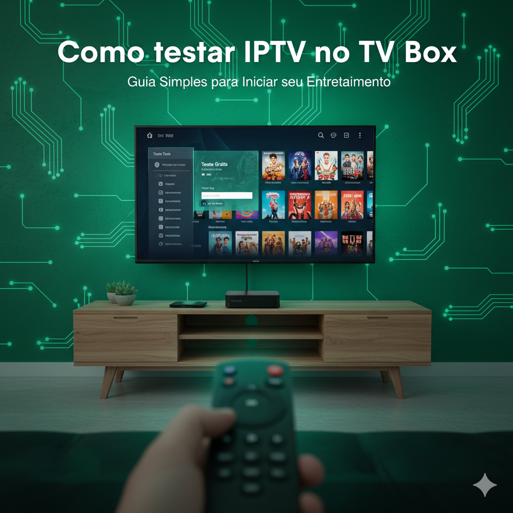TV Box com controle remoto